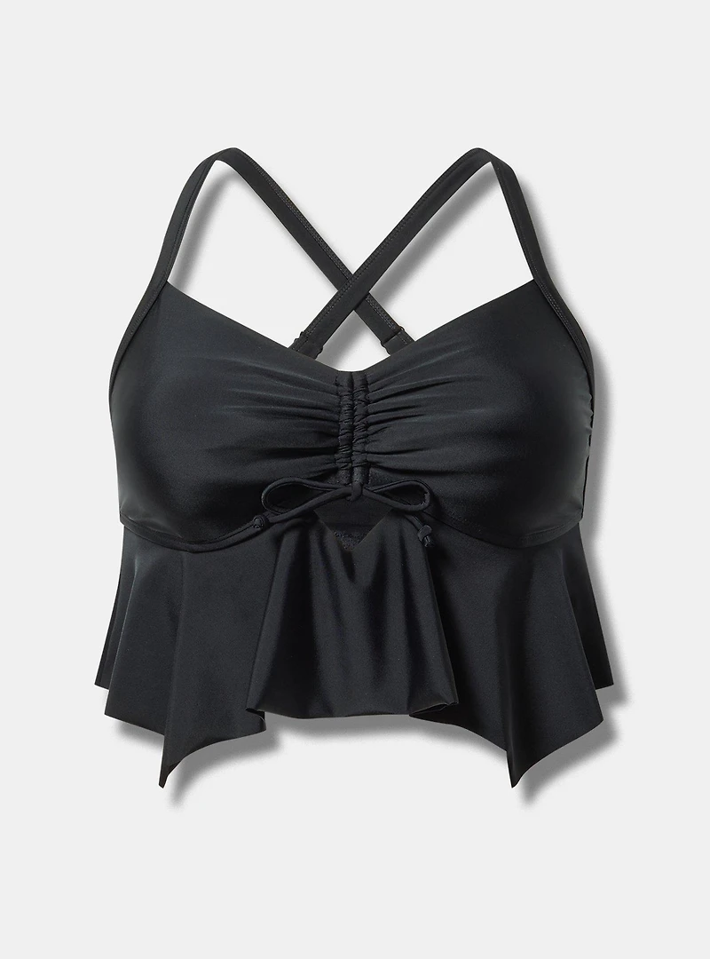 Wire-Free Tie Front Midkini