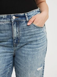 Perfect Rigid Stretch Wide-Leg Jean