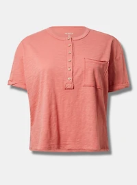 V-Neck Heritage Slub Henley