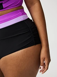 Lightly Lined Ruched Swim Bottom