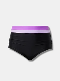 Lightly Lined Ruched Swim Bottom