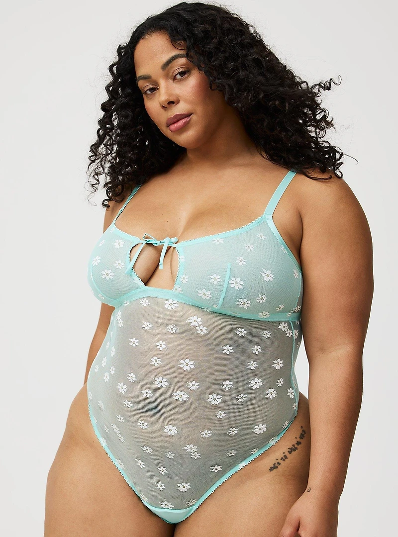 Daisy Lace Wire-Free Bodysuit