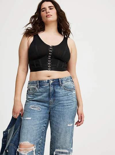 Mesh Regency Punk Bustier