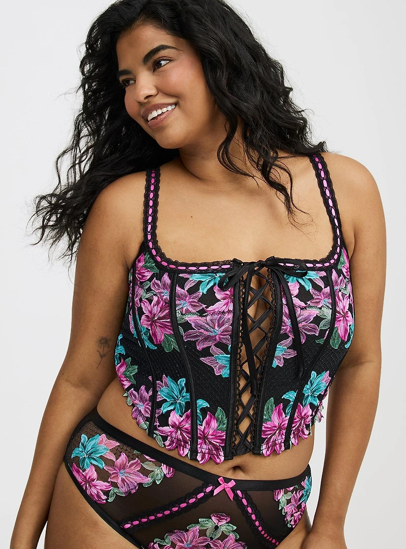 Nova Ribbon Slot Bustier