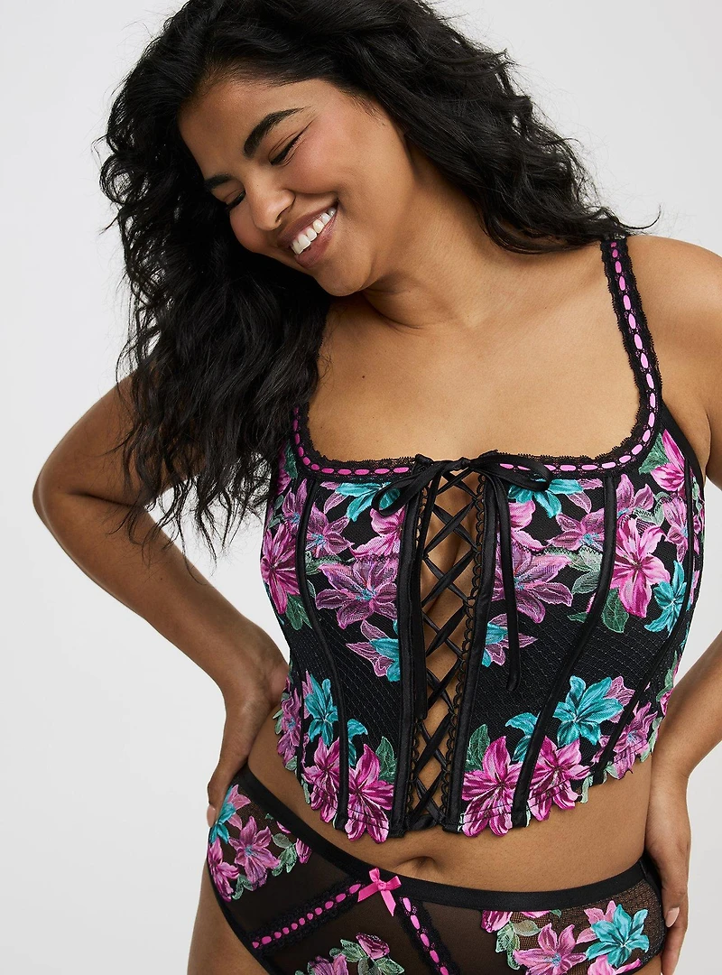Nova Ribbon Slot Bustier