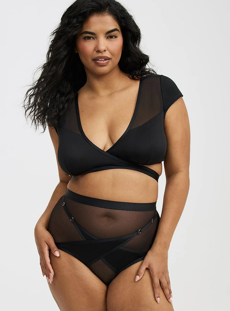Wire-Free Bondage Wrap Top