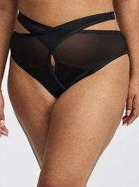 Strappy High-Rise Tanga Panty