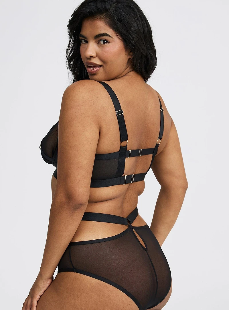 Strappy High-Rise Tanga Panty