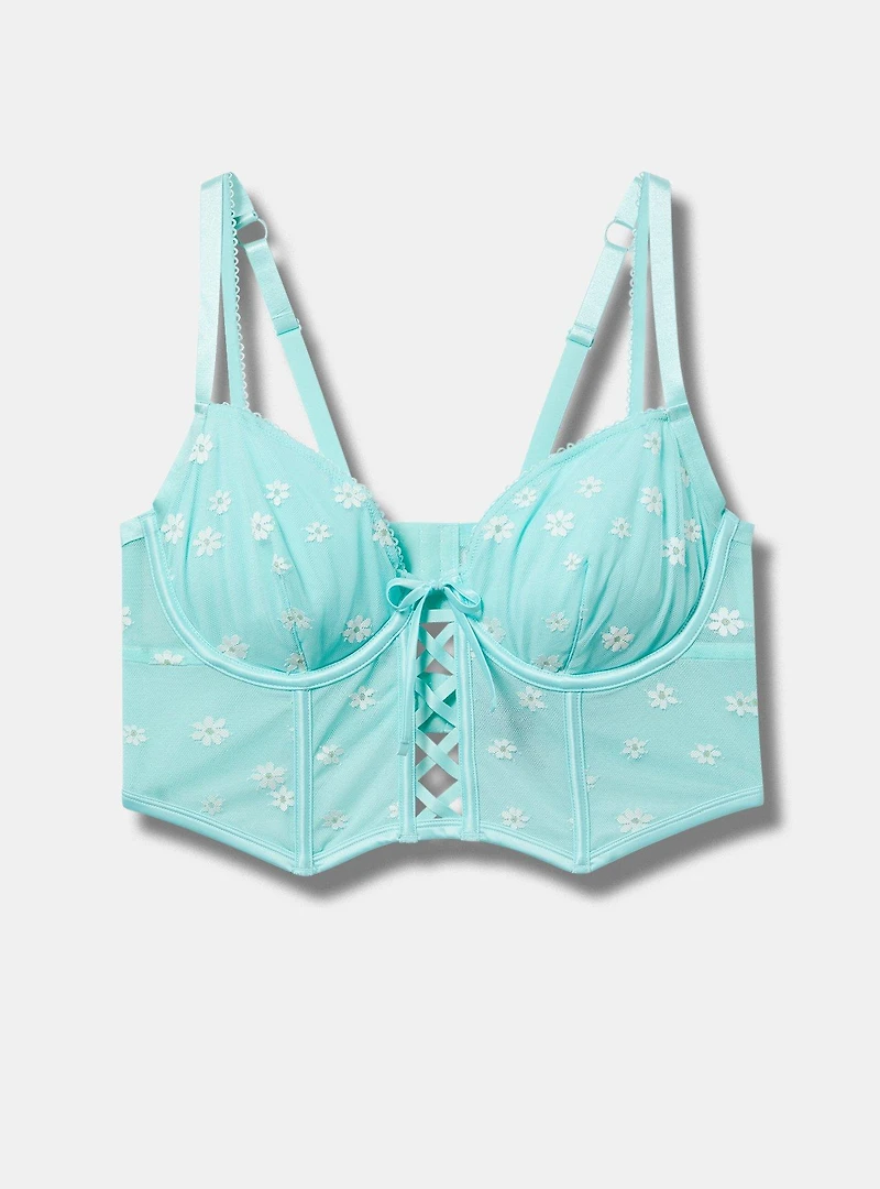 Daisy Lace Underwire Bustier