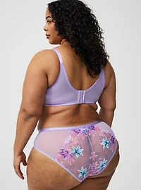 Lace Mid-Rise Hipster Panty