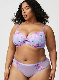 Lace Mid-Rise Hipster Panty