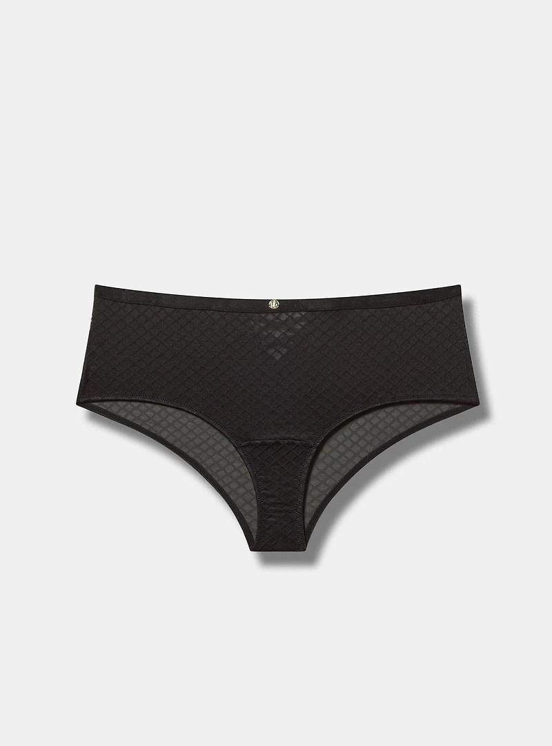 Mid-Rise Fishnet Cheeky XO Panty