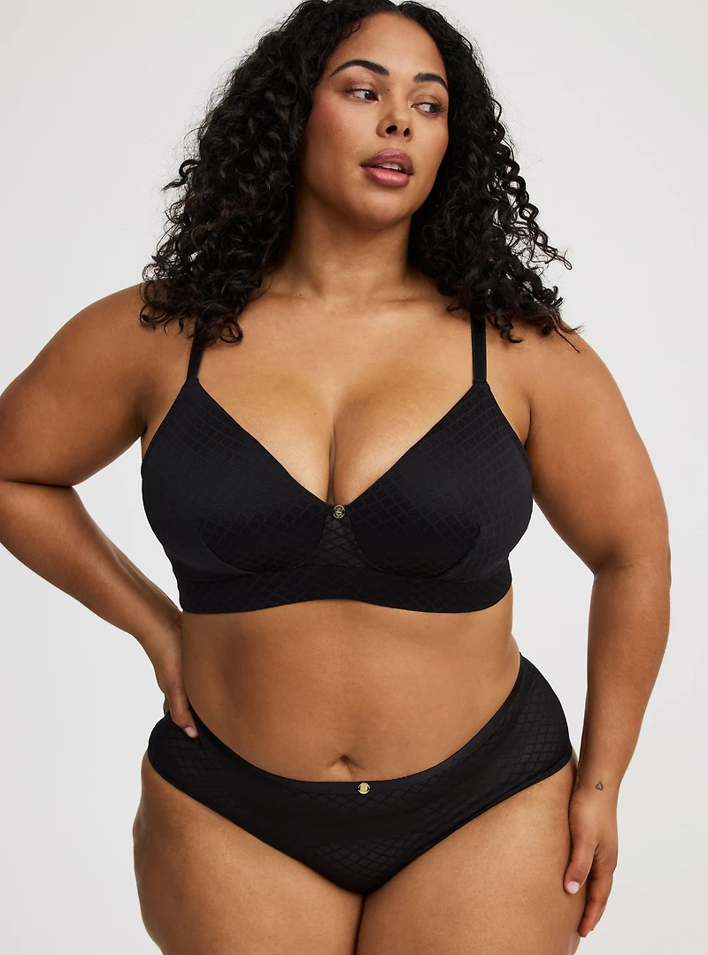 Mid-Rise Fishnet Cheeky XO Panty