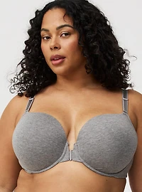 Perfect T-Shirt Push-Up Front-Close Cotton Bra