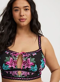 Nova Ribbon Slot Wire-Free Bralette