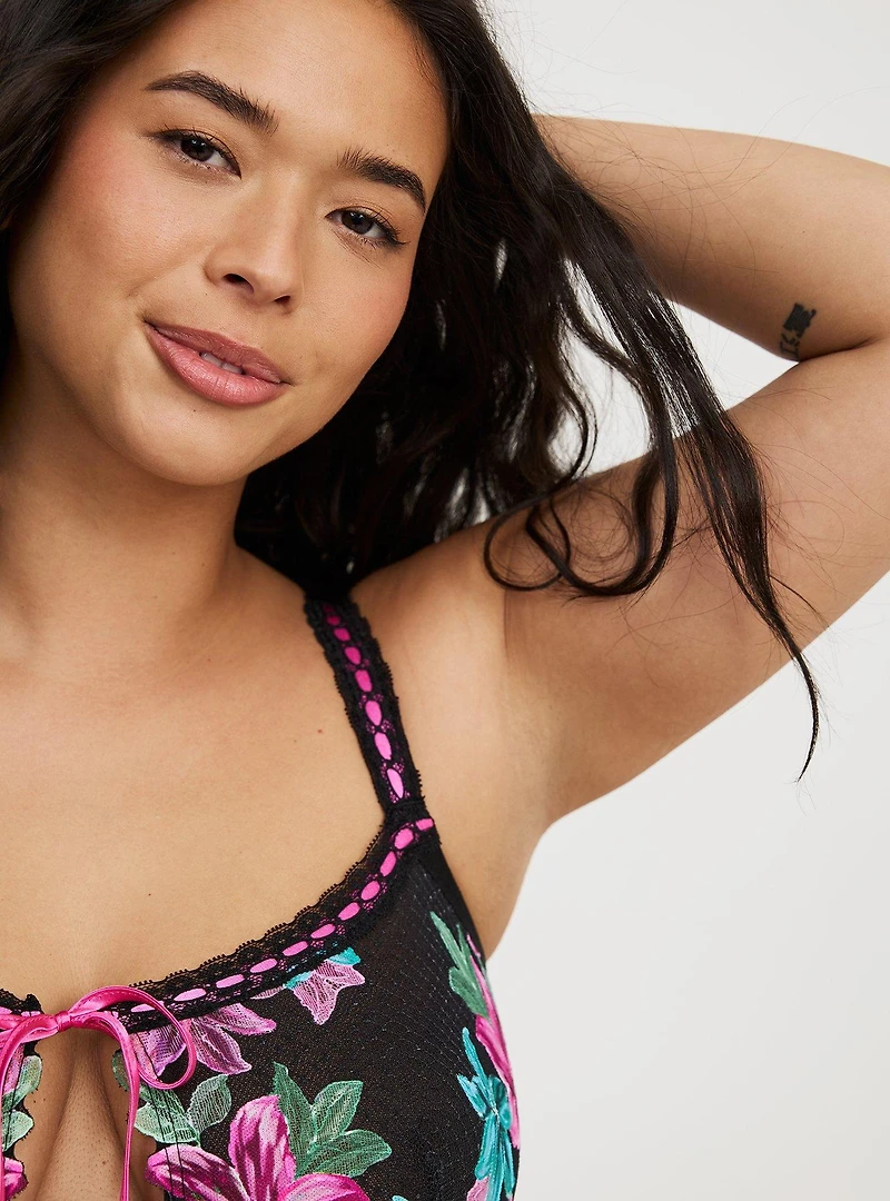 Nova Ribbon Slot Wire-Free Bralette