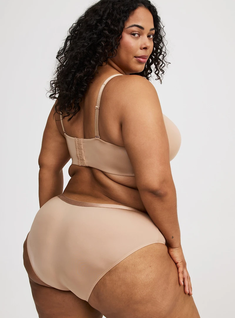 Mid-Rise Second Skin Hipster Panty
