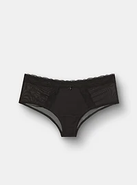 Mesh Mid-Rise Cheeky Panty