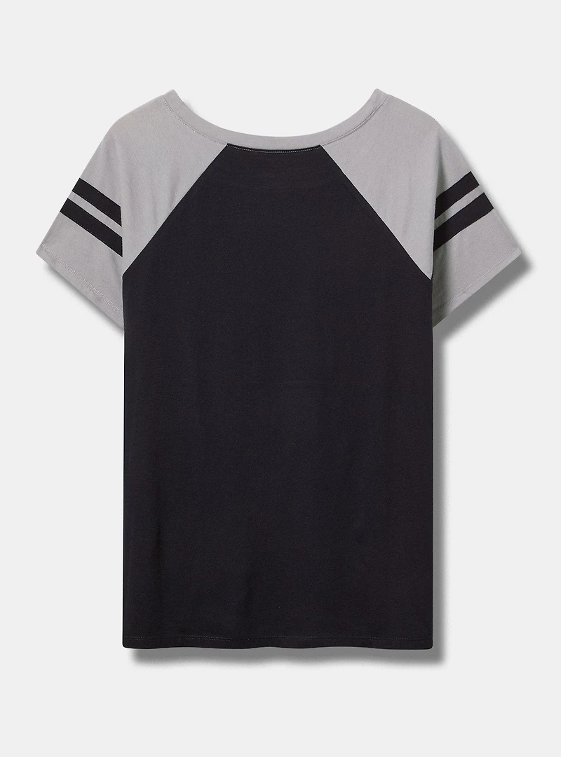 MLB New York Yankees Cotton Varsity Ringer Tee