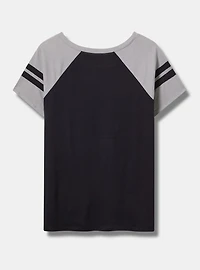 MLB New York Yankees Cotton Varsity Ringer Tee