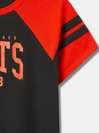 MLB San Francisco Giants Cotton Varsity Ringer Tee