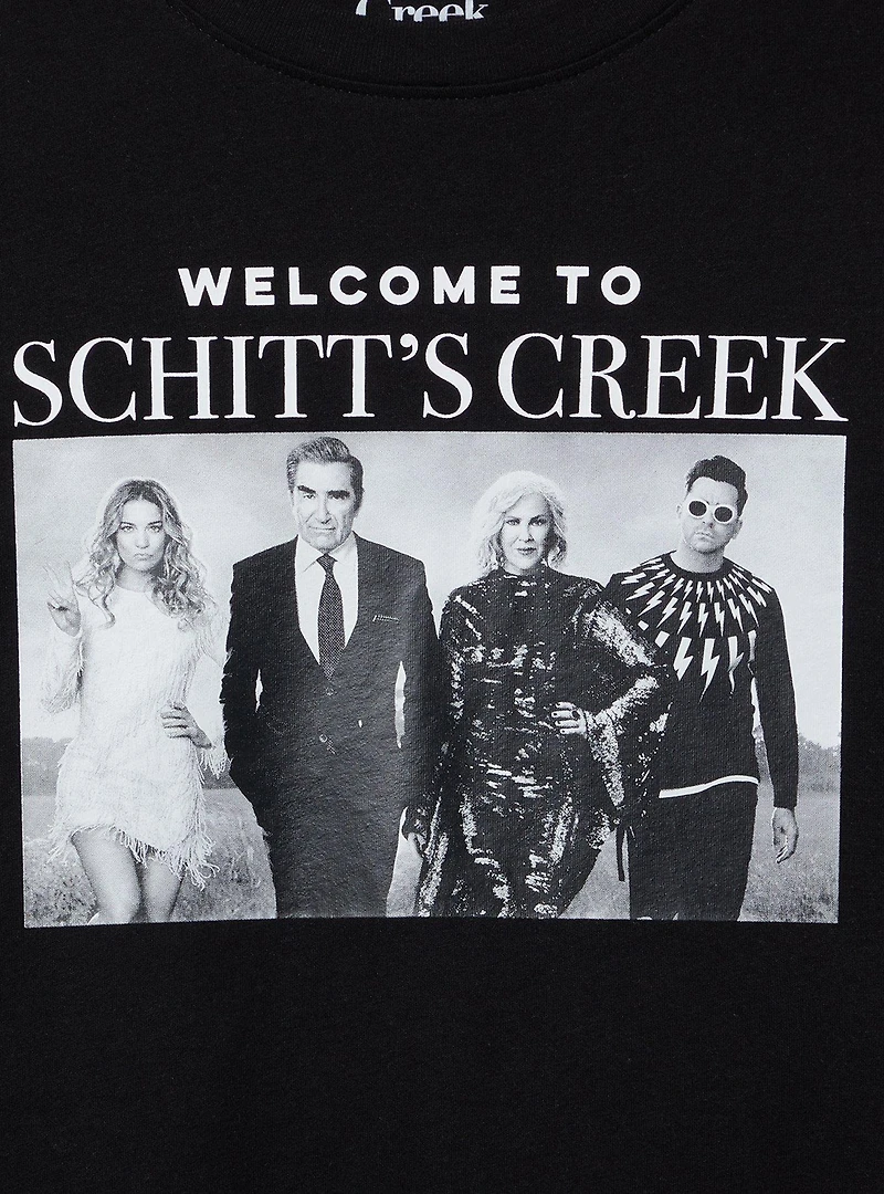 Schitt's Creek Oversized Cotton Crew Tunic Tee