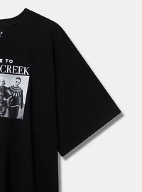 Schitt's Creek Oversized Cotton Crew Tunic Tee