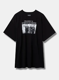 Schitt's Creek Oversized Cotton Crew Tunic Tee