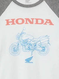 HONDA CLASSIC FIT COTTON RAGLAN 3/4 SLEEVE TEE
