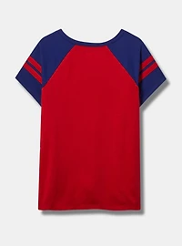 MLB Philadelphia Phillies Cotton Varsity Ringer Tee