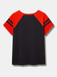 MLB Detroit Tigers Cotton Varsity Ringer Tee