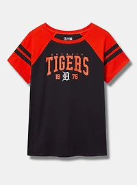MLB Detroit Tigers Cotton Varsity Ringer Tee