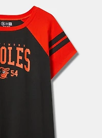 MLB Baltimore Orioles Cotton Varsity Ringer Tee