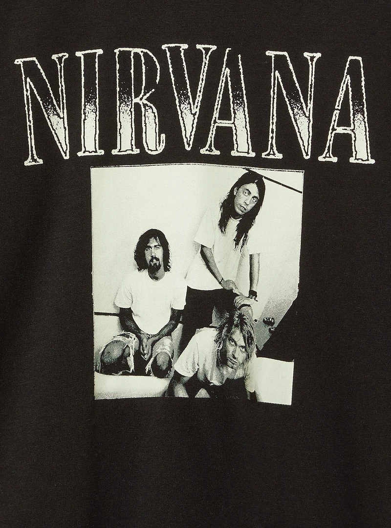 Nirvana Raglan Cotton Tee