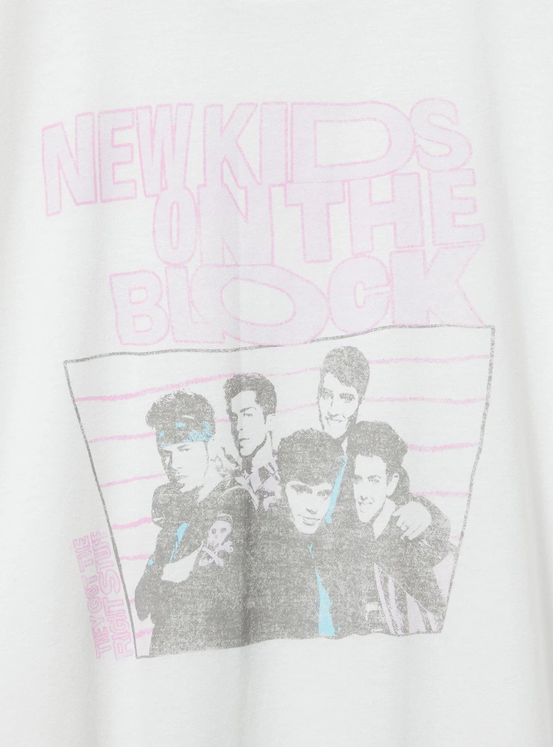 New Kids On The Block Relaxed Cotton Crew Tee