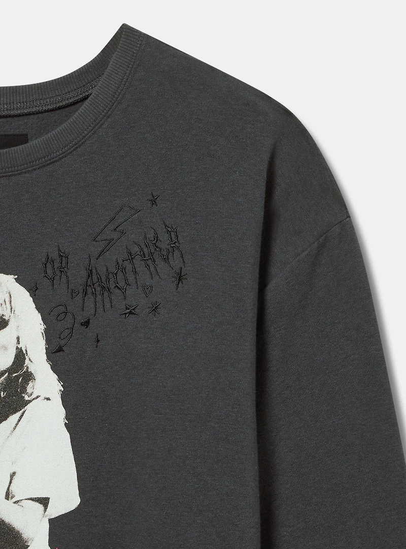 Blondie Cozy Fleece Classic Embroidered Sweatshirt