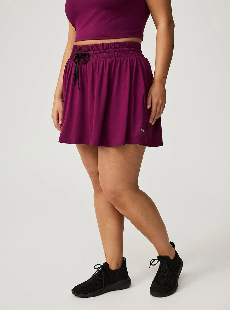 Light Weight Super Soft Performance Jersey Active Skirt