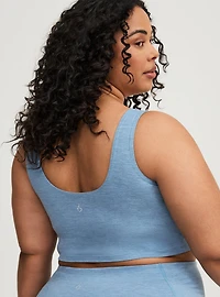 Super Soft Performance Jersey Crop Active Bra