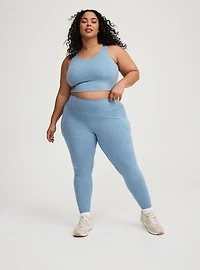 Super Soft Performance Jersey Crop Active Bra