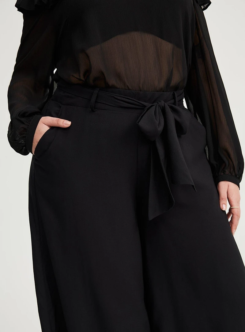 Pull-On Super Wide Leg Pant