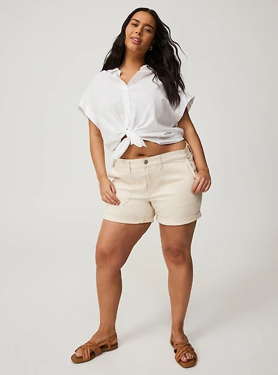 5'' Perfect Mid-Rise Jean Short
