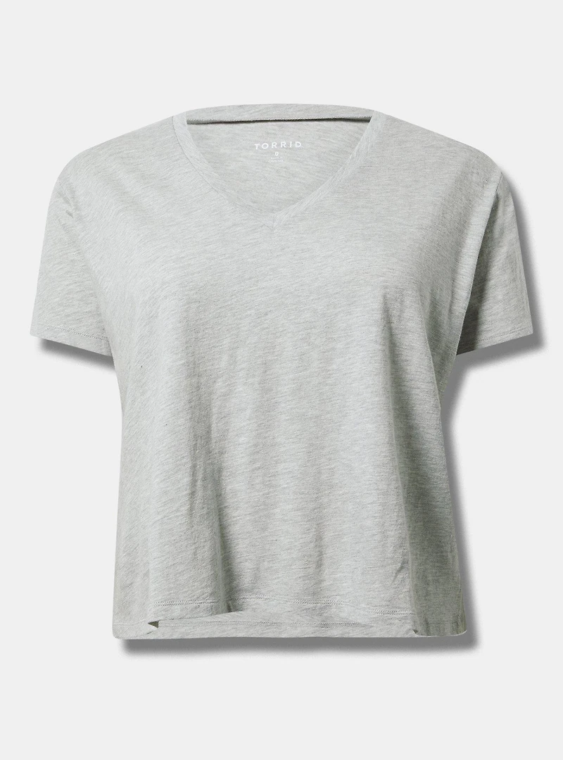 Performance Cotton V Neck Active Tee