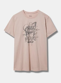 Wild Saloon Relaxed Fit Crew Heritage Jersey Tee