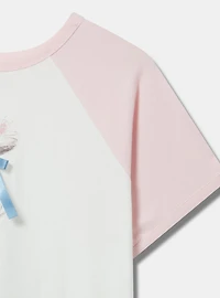 Martini Satin Bow Classic Heritage Jersey Tee
