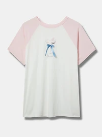 Martini Satin Bow Classic Heritage Jersey Tee