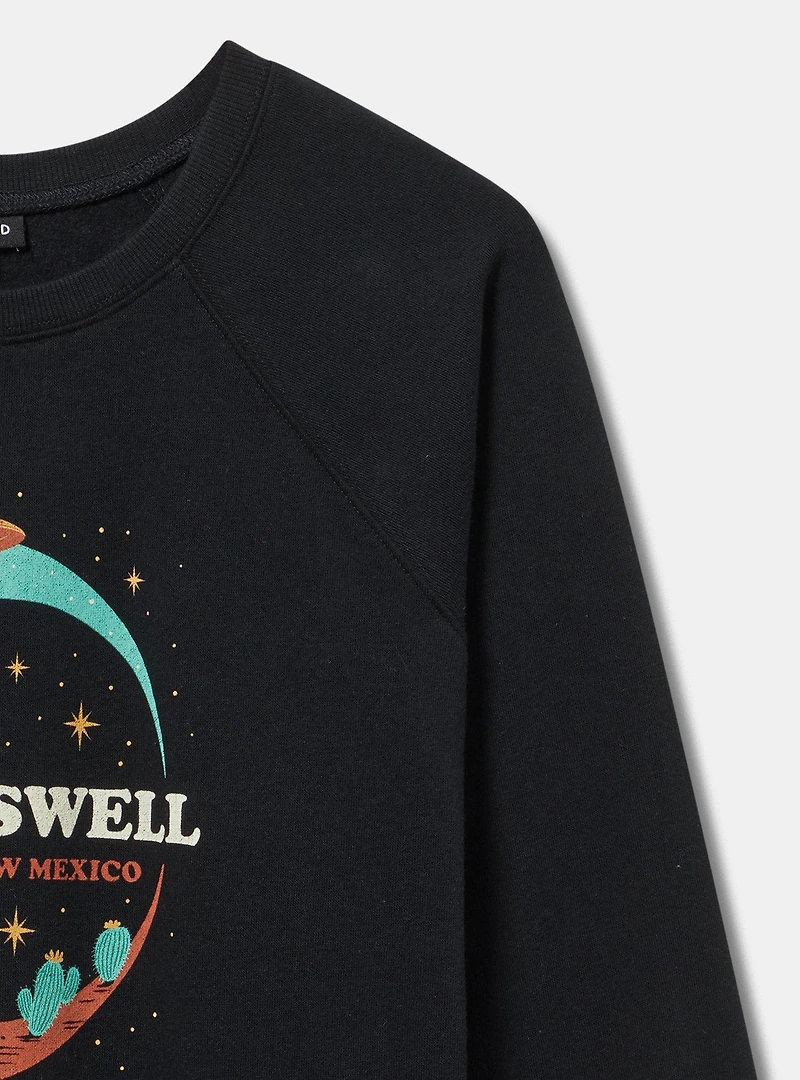 Roswell Classic Cozy Fleece Raglan Sweatshirt