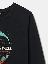 Roswell Classic Cozy Fleece Raglan Sweatshirt