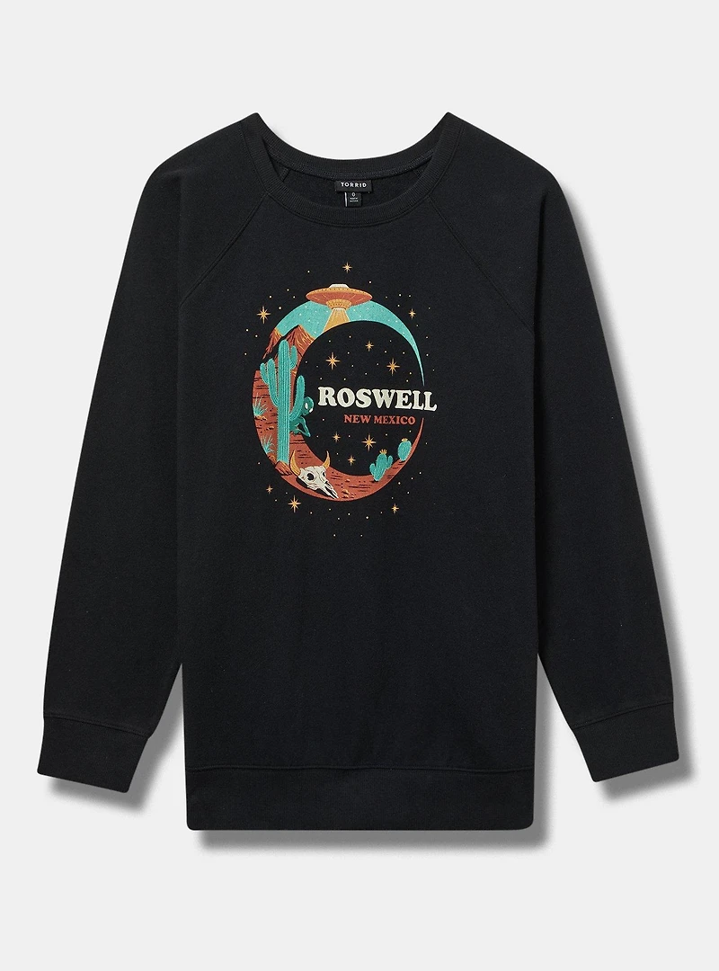 Roswell Classic Cozy Fleece Raglan Sweatshirt
