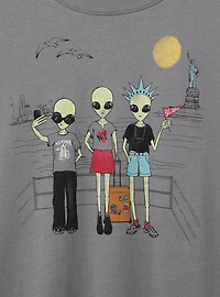 Alien Tourist Relaxed Heritage Jersey Crew Tee