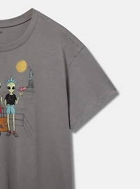 Alien Tourist Relaxed Heritage Jersey Crew Tee